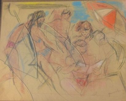GASPART Alfred (1900-1993) Sujets divers

4 dessins, technique mixte, signées

De...