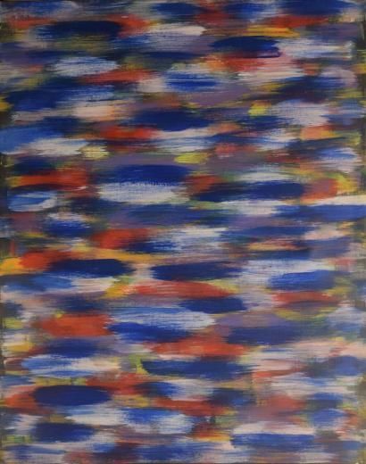 NEUHAUS Ervin, 1928-2012 Composition colorée, 1982, 

peinture sur toile, monogramme...