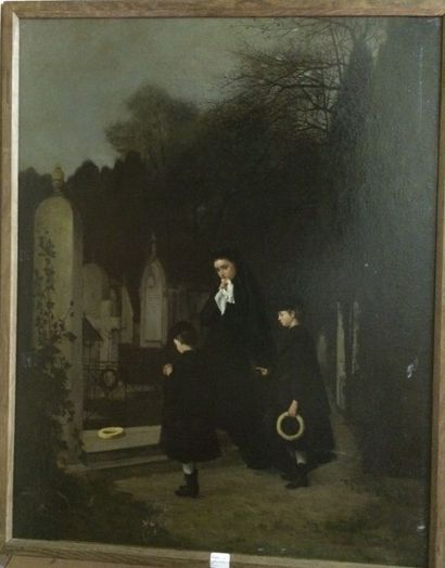 CABAILLOT-LASSALLE Camille Léopold (1839-?) Scène de Genre
Huile sur toile, signée...