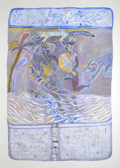 WIRBEL Véronique, 1950-1990 A peine sorti de l'ombre..., 1984

Technique mixte sur...