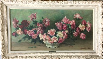 null FONT Constantin (1890-1954)

Bouquet de roses 

Huile sur toile, signée en bas...