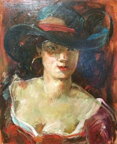 null HAROUTIOUNIAN Hovhannes (né en 1950)

Femme au chapeau

Huile sur toile, signée...