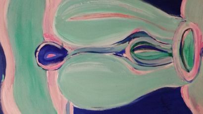 null MOISSET Raymond, 1906-1994

Forme rose sur fond bleu

Huile sur toile, signée...