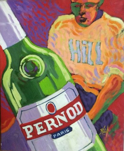 null VIDAL Bernard (né en 1944)

Pernod 5, 2007

Huile sur toile, signée en bas à...