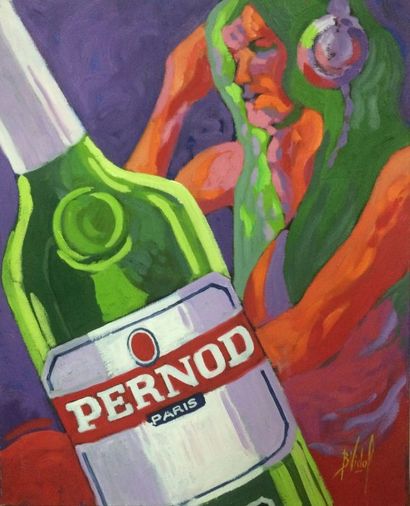 null VIDAL Bernard (né en 1944)

Pernod 3, 2007

Huile sur toile, signée en bas à...