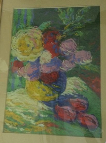 null VIDAL Bernard (né en 1944)

Bouquet pétales rouges

Pastel, signé en bas à droite,...