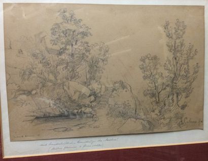 null CALAME Alexandre (1810-1864)

Paysage à la source

Dessin au crayon signé, en...