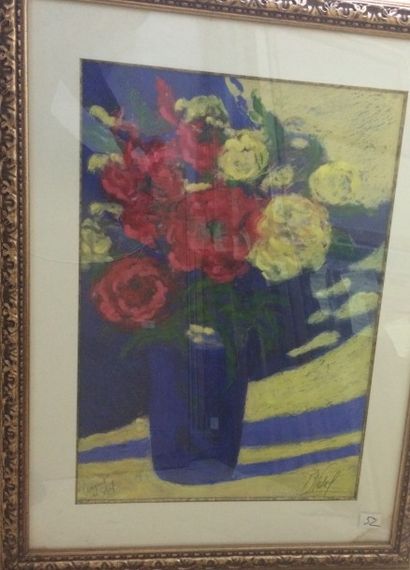 null VIDAL Bernard (né en 1944)

Bouquet au soleil

Pastel, signé en bas à droite,...
