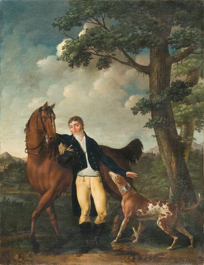 Denis Alexandre VOLOZAN (Lyon 1765 -Philadelphie 1820) Cavalier, probablement un...