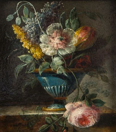 LERICHE 

Actif à la fin du XVIIIe début du XIXe siècle

 

1 - Bouquet de fleurs...