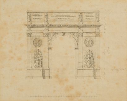 École FRANÇAISE première moitié du XIXe siècle 



Projet pour un Arc de Triomphe



Graphite...