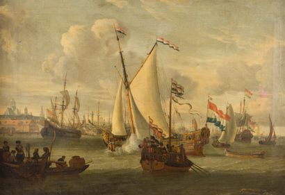 STORCK Abraham (Ecole de) 

Amsterdam vers 1635 - id. vers 1710

Navires hollandais...