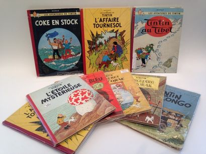null HERGE

Lot de 9 BD Tintin dont l'affaire Tournesol (2), coke en stock, Tintin...
