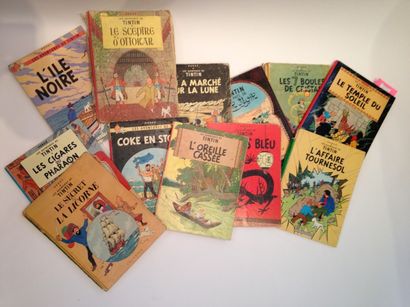 null HERGE

Lot composé de douze BD Tintin : Le temple du soleil, l'ile noire , Tintin...