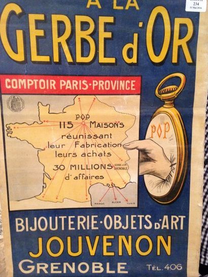 null Jouvenon à Grenoble

" A la gerbe d'or ", bijouterie, objets d'art.

Affiche...