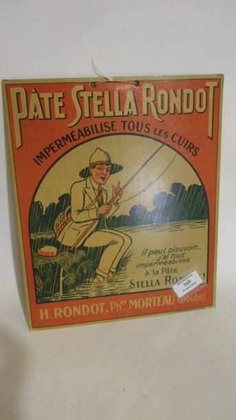 null Carton publicitaire Pâte Stella Rondot. 250 x 300 cm 