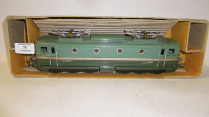 null JEP : motrice SNCF CC 7001 bicolore verte, 2 moteurs AP 5 (bo). 