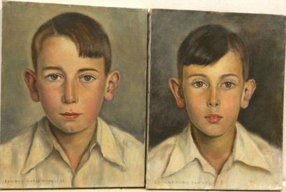 null DUPUY Edmond Marie (XIXe-XXe siècle)

Portrait de jeunes garçons, 32

Deux huile...