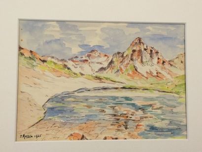 null ROBIN Pierre (XXe siècle)

Paysages

9 aquarelles, signées et certaines datées,

de...