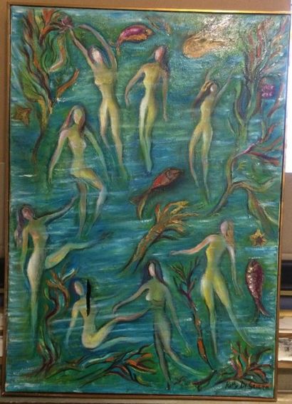 null SCIARA DI Ketty (XXe siècle)

Danse au près de la rivière 

Peinture sur toile...