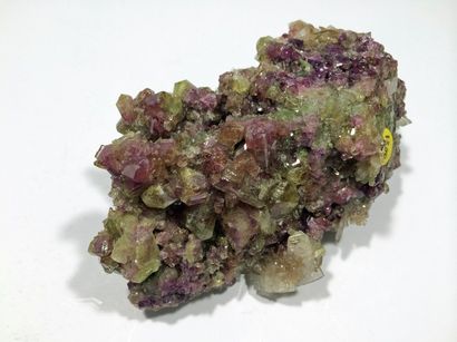 null Systématique (6 pièces) de Jeffrey Mine, Asbestos, Québec: aggrégat de cristaux...