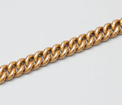 null Bracelet souple en or jaune 18K(750) à maille gourmette creuse.

Long 21 cm,poids...