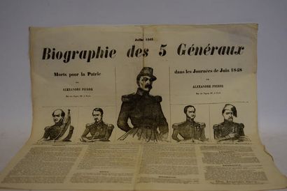 null [Militaria] [Seconde République]

Affiche " Biographie des 5 généraux morts...