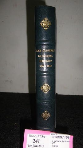null [Militaria] [Empire]

Les cahiers du Colonel Girard 1766-1846, Plon 1951. Reliure...