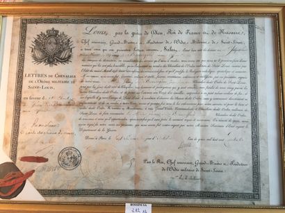 null Deux documents

l'un de nomination signé de Louis Marie Adélaïde de Bourbon...