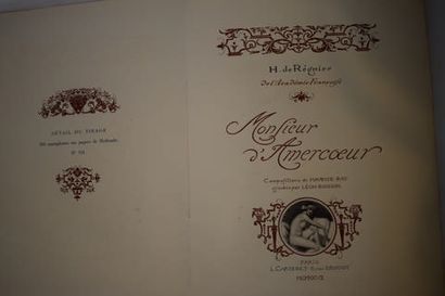 null Monsieur d'Amercoeur, 

par Henri de Régnier. Compositions de Maurice Ray gravées...