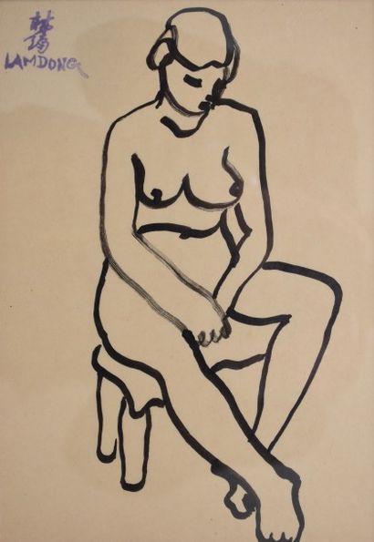 null LAM-DONG, 1920-1987

Nus féminins et baigneuses

Cinq dessins à l'encre brune...