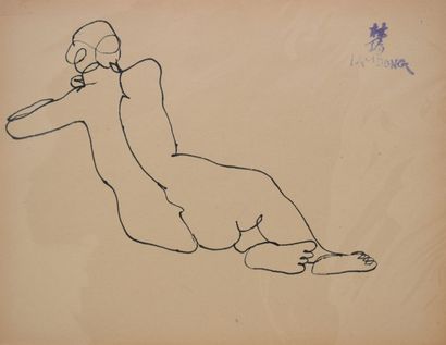 null LAM-DONG, 1920-1987

Nus féminins et baigneuses

Cinq dessins à l'encre brune...