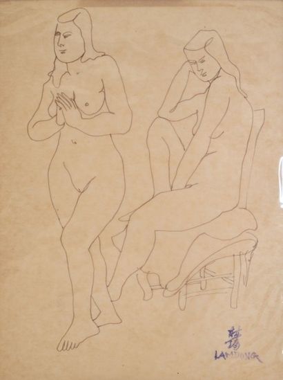 LAM-DONG, 1920-1987

Nus féminins et baigneuses

Cinq...