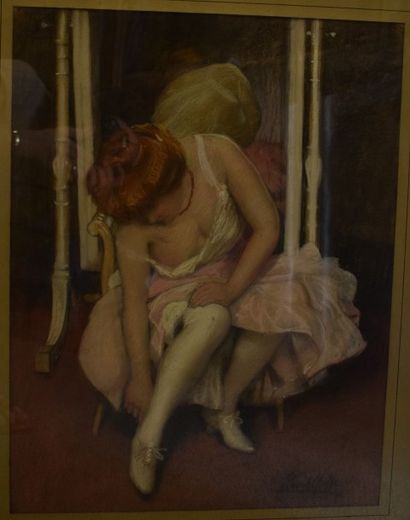 MILLE Albert, 1872-1946

La ballerine

Pastel,...