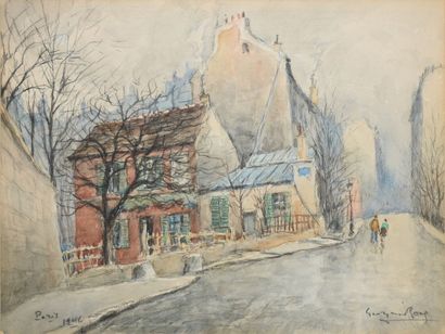 ROSE Georges, 1895-1951, 

Rue à Paris, 1946

Aquarelle...