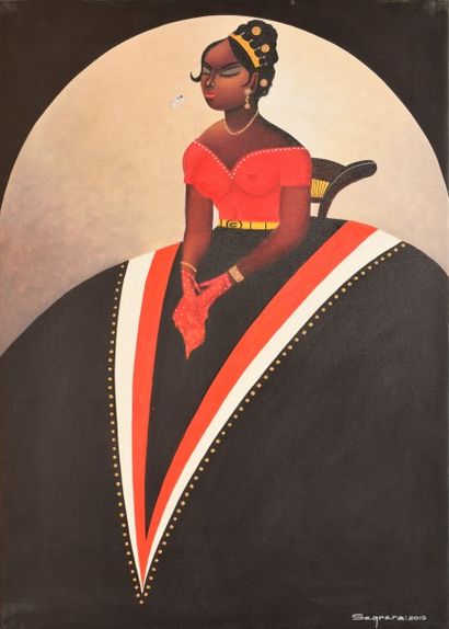 null SEGRERA Celemente, né en 1951 à Cuba

Priestess (Sacerdotisa), 2015

Peinture...