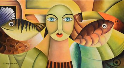 null SEGRERA Celemente, né en 1951 à Cuba

Sans titre, 2015

Peinture sur toile,...