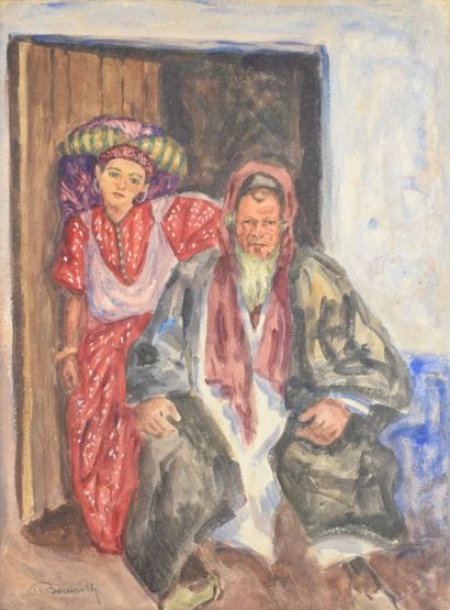 null BOUVIOLLE Maurice, 1893-1971, 

Couple oriental

Aquarelle, signée en bas à...