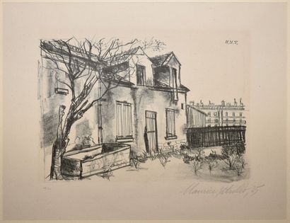 null UTRILLO Maurice, 1883-1955, 

La ferme Debray à Montmartre

Lithographie en...