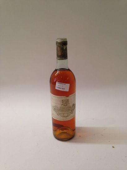 null 1 bouteille CH. 	COUTET, 1° cru 	Barsac 	1975	 (TLB) 