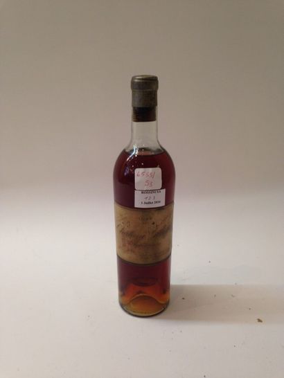 null 1 bouteille, CH. GILETTE, Sauternes 1948 ("sec", MB) 

