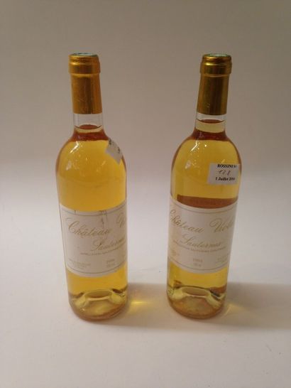 null 2 bouteilles, CH. VIOLET, Sauternes 1994 & 1996