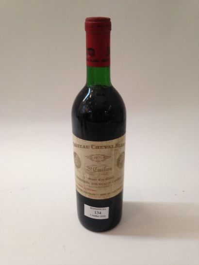 null 1 bouteille, CH. CHEVAL-BLANC, 1° Grand Cru St-Emilion 1971	 (elt, J) 