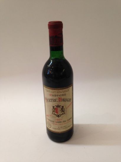 null 6 bouteilles CH. TERTRE-DAUGAY, St-Emilion 1967 (1 TLB, 3 LB, 2 MB) 