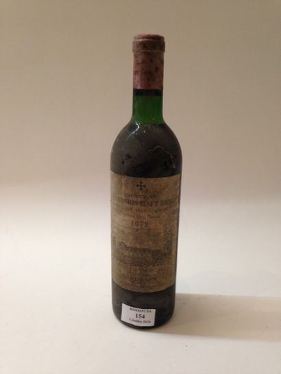 null 1 bouteille CH. 	LA MISSION-HAUT-BRION, Pessac-Léognan 1972 (ets, TLB) 