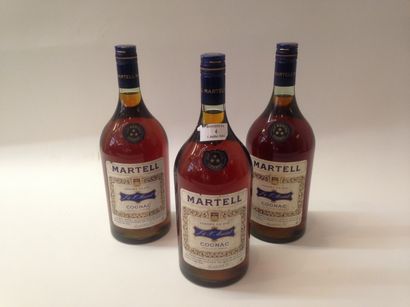 null 3 magnums COGNAC Martell (3 *) 
