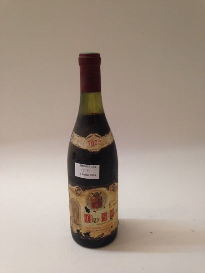 null 1 bouteille CLOS ST-DENIS, G. Lignier 1972 (ela, TLB) 