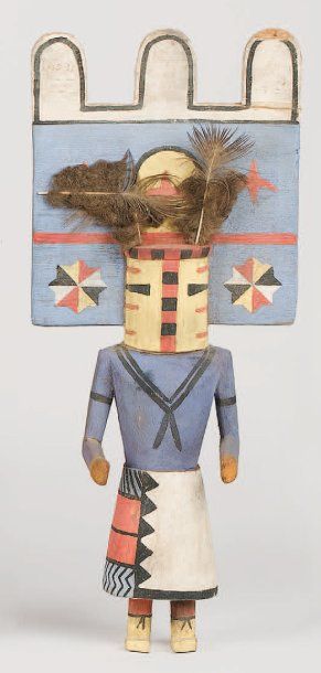 null Kachina SIO HEMIS HOPI (Arizona), circa 1950 La décoration de cette poupée,...