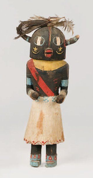 null Kachina HO-OTE HOPI (Arizona), circa 1950 Ornement classique de cette poupée...