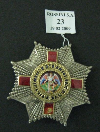 GRANDE-BRETAGNE. Plaque de Grand Officier de l'Ordre de St Michel et St Georges....